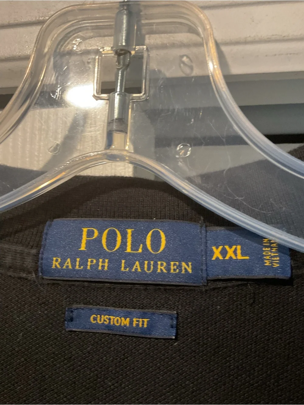 Polo Ralph Lauren Vintage Polo Shirt Black Neon Green Pony & Sleeve 3 Y2K sz XXL